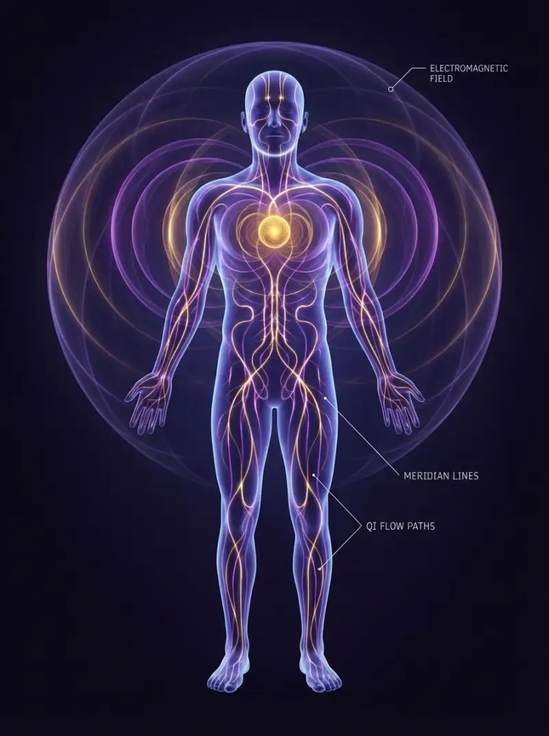 Human energy meridian system